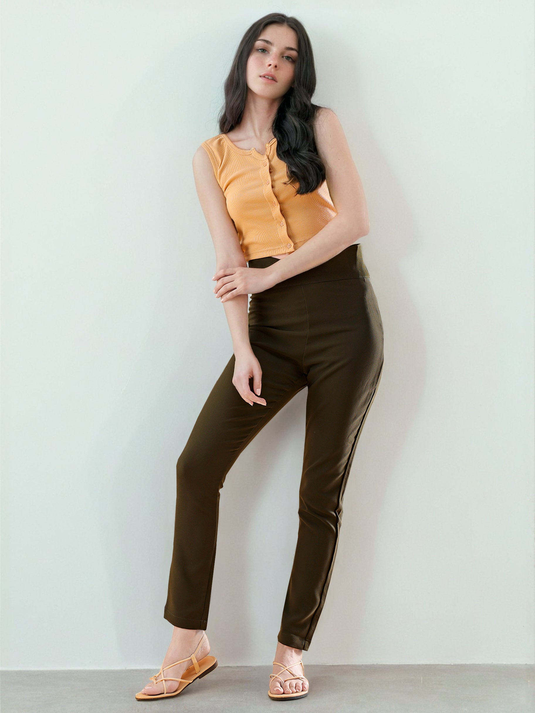 Women's Solid Skinny Fit Jegging