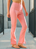 Women's Straight Leg Tapered Pants With Slit
