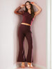 Women's Solid Bootcut Pant