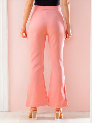 Women's Solid Bootcut Pant