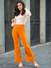 Women's Solid Bootcut Pant