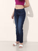 Women's Blue Slim Fit Casual Jeans