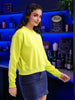 Women's Solid Regular Fit Sweatshirt