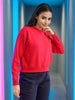 Women's Solid Regular Fit Sweatshirt