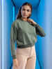 Women's Solid Regular Fit Sweatshirt
