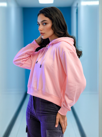 Women's Solid Regular Fit Sweatshirt