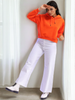 Women's Solid Regular Fit Sweatshirt