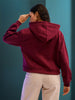 Women's Solid Regular Fit Sweatshirt