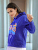 Women's Printed Regular Fit Sweatshirt