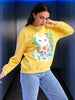 Women's Printed Regular Fit Sweatshirt