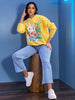 Women's Printed Regular Fit Sweatshirt