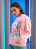 Women's Printed Regular Fit Sweatshirt
