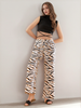 Women's Animal Printed Flare Pant