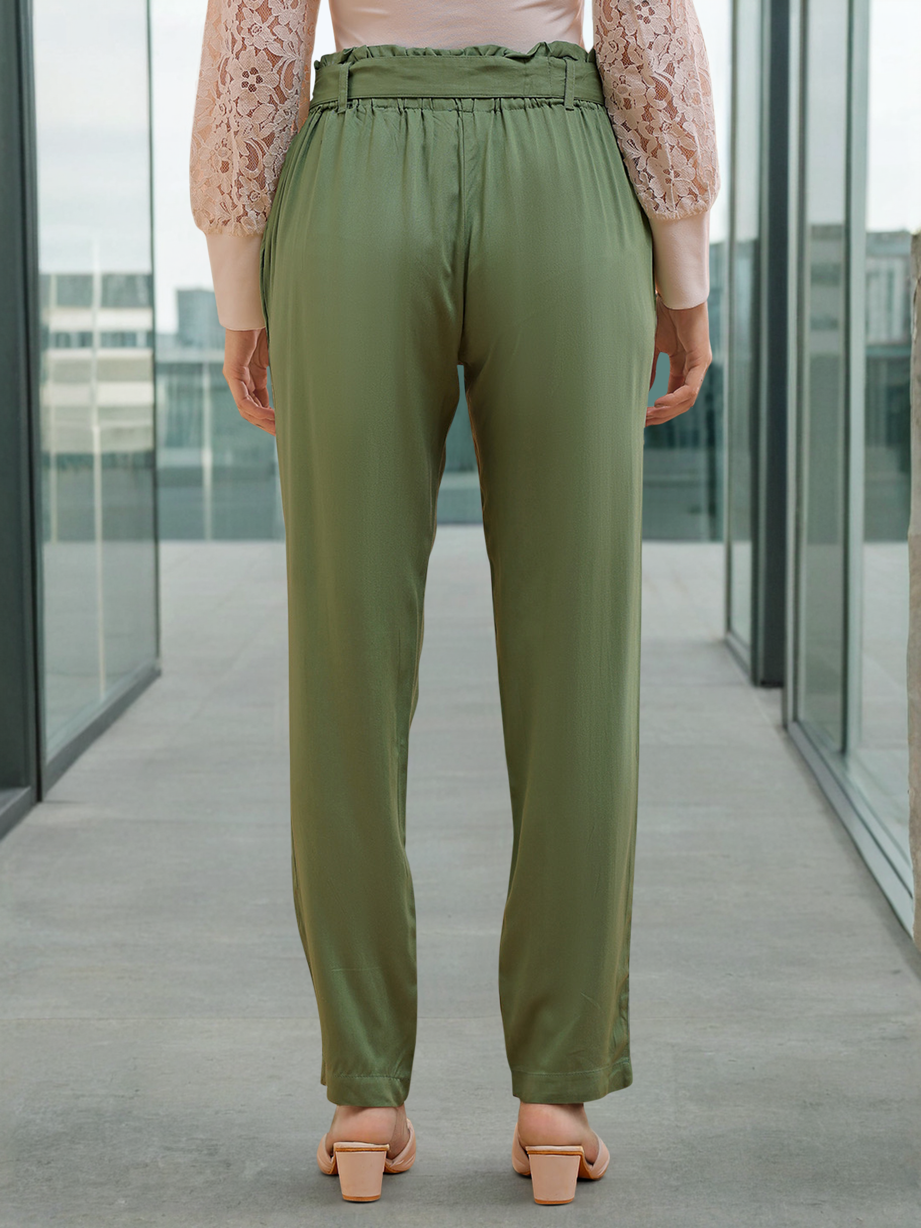 Women's Solid Trouser