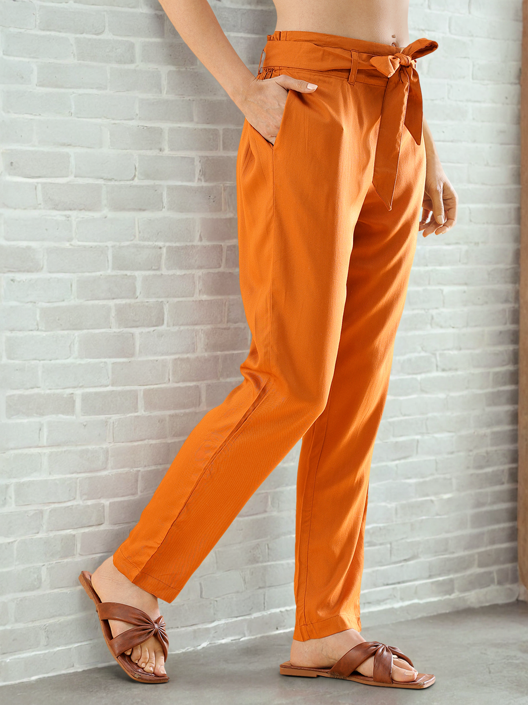 Women's Solid Trouser