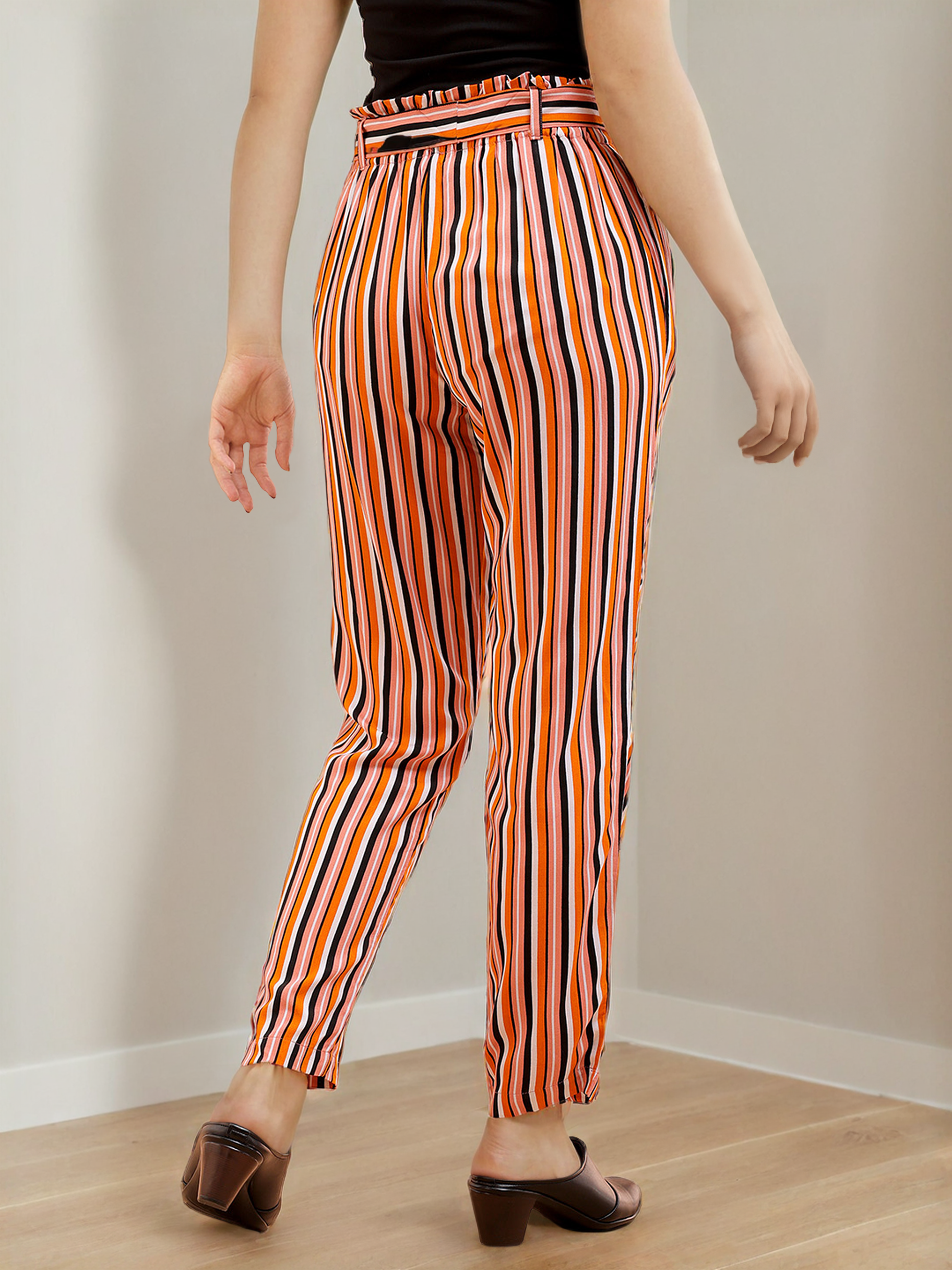 Women's Striped Tapered Pant