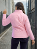Women's High Neck Zip Front Puffer Jacket