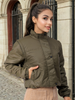 Women's Detachable Sleeve Crop Jacket