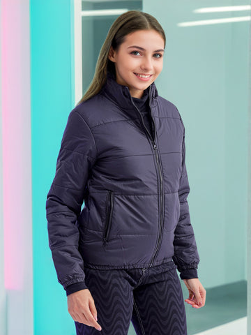 Women's High Neck Puffer Jacket