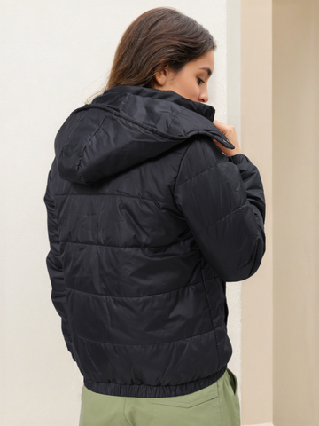 Women's Detachable Hood Puffer Jacket