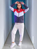 Women's Colorblock Detachable Hood Jacket