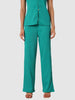 Women's Green and Bootcut Fit Textured Shirt and Trousers Coordinates