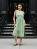 Women's Green Regular Fit Casual Dress