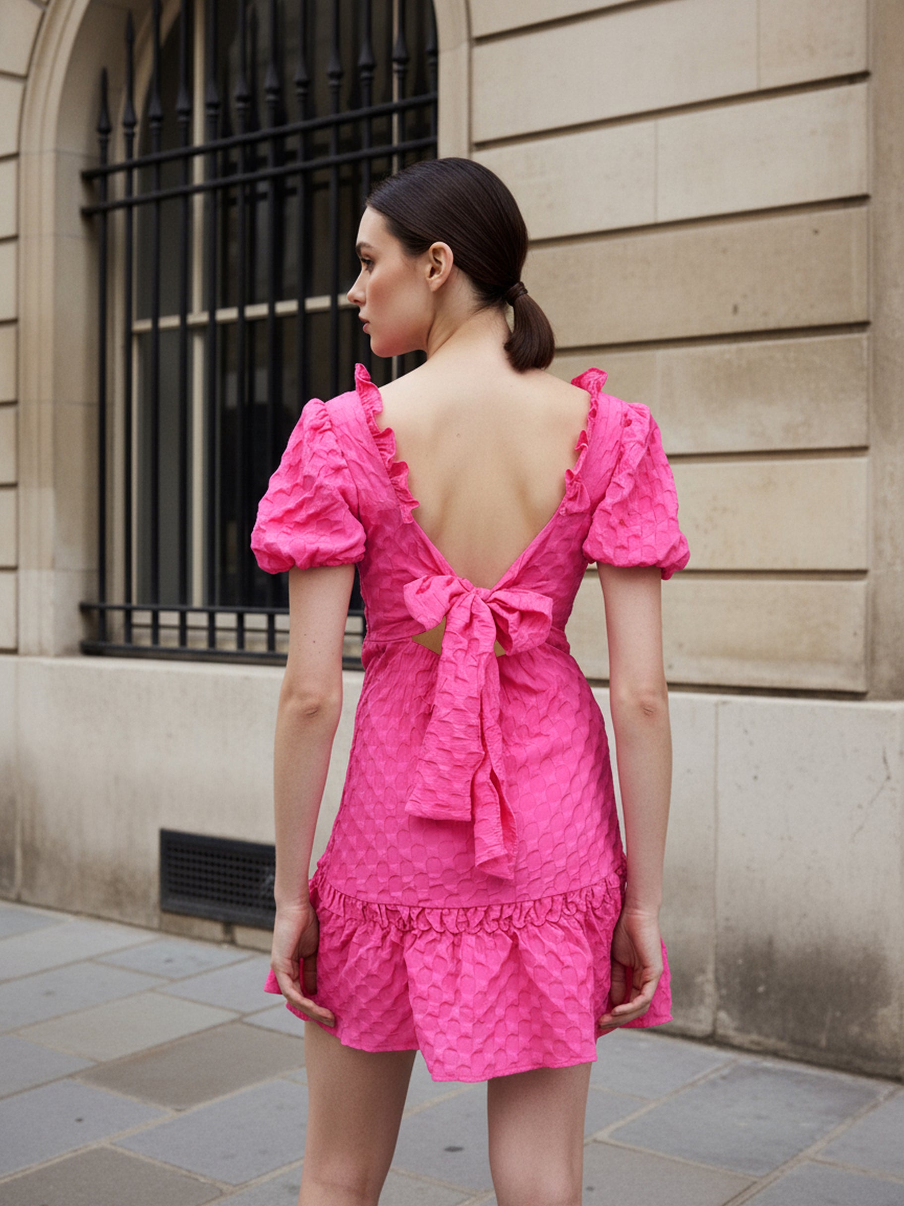 Women's Purple Regular Fit Casual Dress