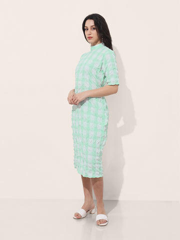 Freehand Women Fitted Textured Bodycon Dress