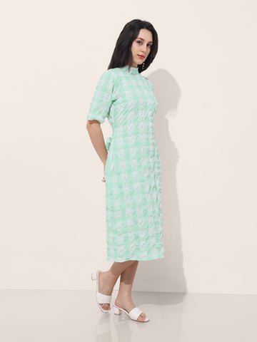 Freehand Women Fitted Textured Bodycon Dress