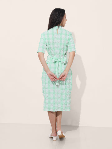 Freehand Women Fitted Textured Bodycon Dress