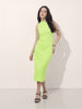 Freehand Women Regular Fit Textured Midi Dress