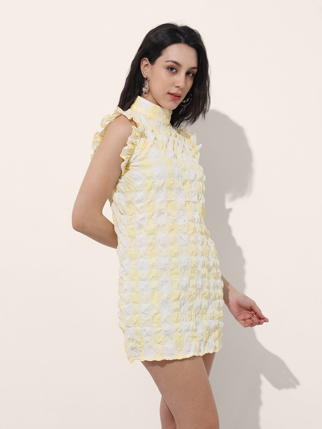 Freehand Women Fitted Textured Bodycon Dress