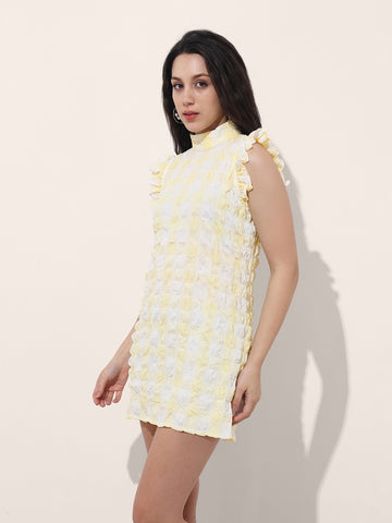 Freehand Women Fitted Textured Bodycon Dress