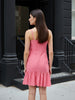 Women's Pink Regular Fit Casual Dress