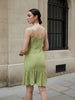 Women's Green Regular Fit Casual Dress