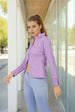 Women's Regular Fit Purple Shirt