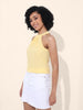 Women's Yellow Regular Fit Casual Top