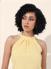 Women's Yellow Regular Fit Casual Top