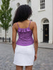 Women's Purple Regular Fit Casual Top