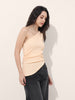 Women's Orange Regular Fit Casual Top