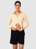 Women's Cream Fit Textured Shirt