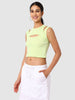 Women's Yellow Textured Cami Top
