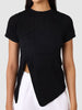 Women's Black Regular Fit Casual Top