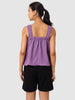 Women's Purple Fit Textured Cami Top