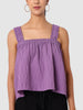 Women's Purple Fit Textured Cami Top