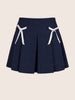 Women's Blue Relaxed Fit Stiped Formal Skirt