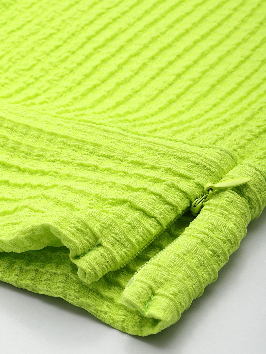 Women's Regular Fit Textured Designer Back  Tie Up Top