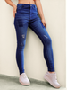 Women's Animal Printed Straight Denim Jeans