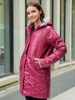Women's Maroon Relaxed Fit Solid Puffer Jacket